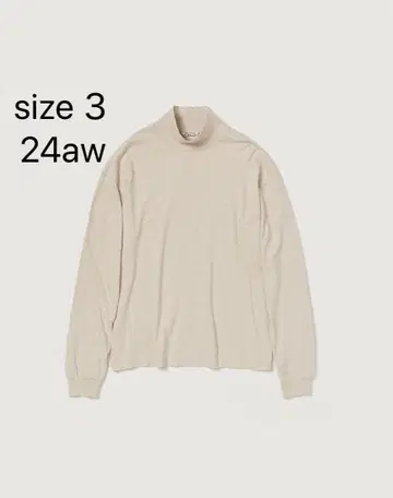 auralee SEAMLESS HI NECK L/S TEE 3