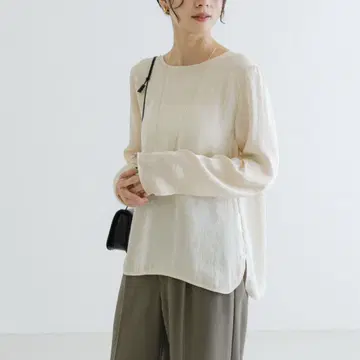 빈티지 새틴 블라우스
