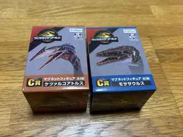 쥬라기 월드 복권 C상 마그넷 피규어 2종