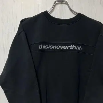 thisisneverthat 맨투맨 트레이닝복 블랙