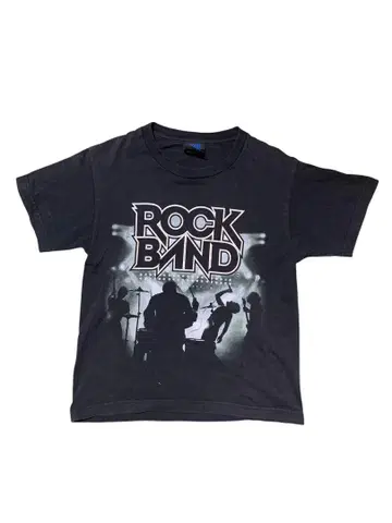 ROCK BAND 블랙 T셔츠