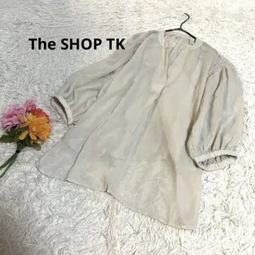 더샵티케이 [L] 시어 블라우스 키넥 노카라 튜닉