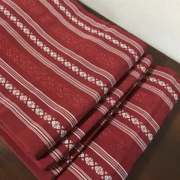 하카타 반폭 오비 순수 실크 품질 보증서 부착