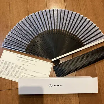 LEXUS 오리지널 부채 블루 계열