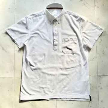 PaulSmith 폴스미스 피케 셔츠 와이셔츠 반팔 화이트 M