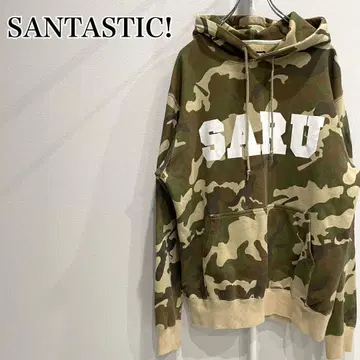 SANTASTIC! SARU 후드티 카모플라주 카모 패턴 L 사이즈