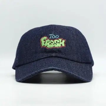 에니메메스 Too Fresh 자수 캡 구제 데님 6 패널