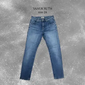 YANUK RUTH 슬림 테이퍼드 데님 팬츠 24
