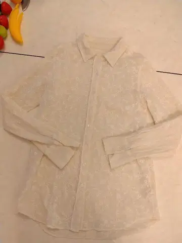 카라미 자수 셔츠 프리스틴
