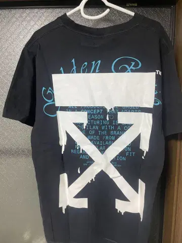 off-white 티셔츠 dripping arrow