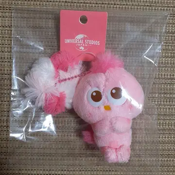 [USJ 한정] 모피 마스코트 키체인 봉제인형 스트랩 핑크