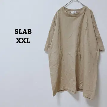 슬라브 티셔츠 컷소 캐주얼 심플 면 100 빅 사이즈 3L