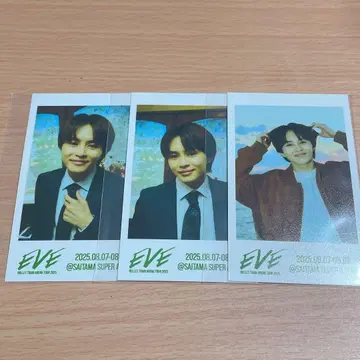 초특급 EVE 미니 사진 타쿠야 3장 세트