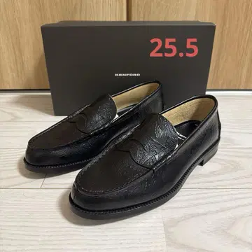 [완전 미사용] KENFORD 페이즐리 무늬 로퍼 25.5cm