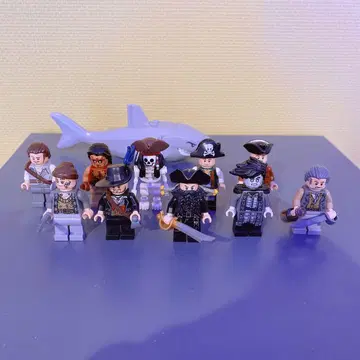 [LEGO 정품] 캐리비안의 해적 미니 피규어 세트, 상어 포함