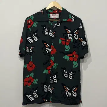 새상품급 알로하 블로썸 TEHU TEHU CHARCOAL 셔츠 XL 42