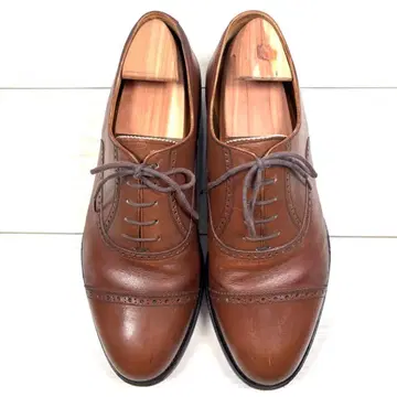 SCOTCH GRAIN 스카치 그레인 스트레이트 팁 27cm 브라운