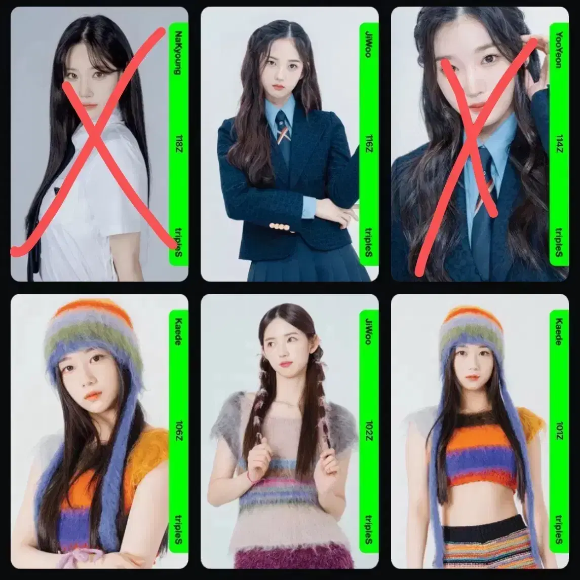 tripleS objekt Binary ダヒョン Triples park sohyun Binary Object B117 on Bunjang Global Site.