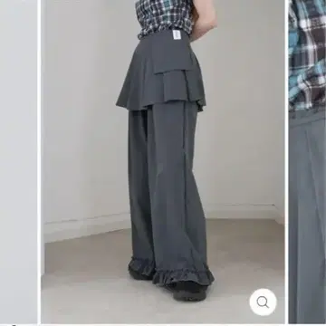 PLEATED WRAP PANTS / uenui