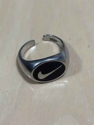 NIKE 실버 925 반지 로고