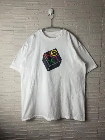 90s 싱글 스티치 NEXT APPLE 티셔츠 노무라 쿤이치 착용 넥스트