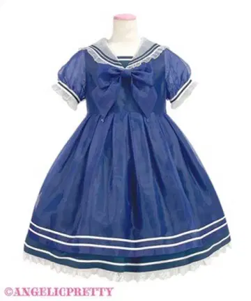 Angelic Pretty 페어리 마린 원피스 네이비