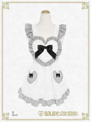 BABY, 새상품 Fluffy Gingham Heart 에이프런
