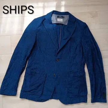 SHIPS 인디고 보태니컬 테일러드 재킷 M