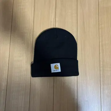 Carhartt 블랙 니트 모자