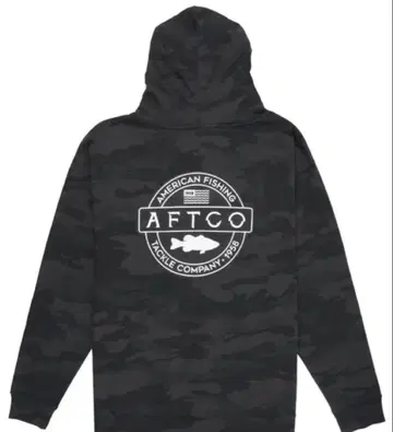 AFTCO 카모플라쥬 후드 부착 후드티