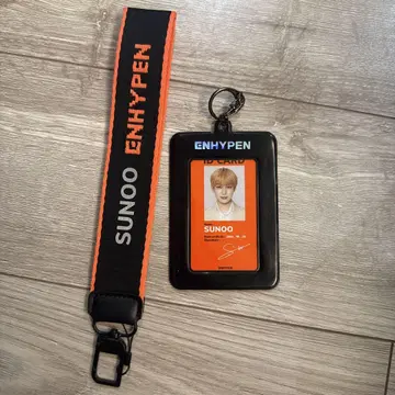 Manifesto ENHYPEN SUNOO ID 카드 스트랩 세트