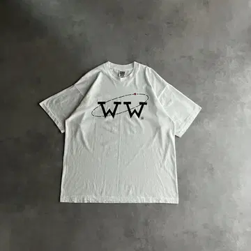 90년대 빈티지 테크 기업 아트 싱글 스티치 티셔츠 tee