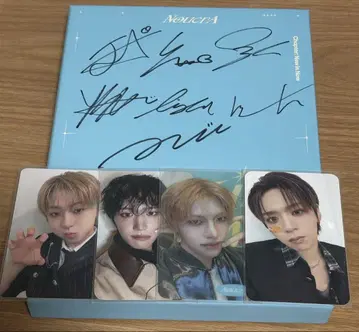 NouerA N.I.N 사인 포함 앨범 특전 트레이딩 카드 4장 포함