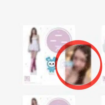 twice this is for 서울콘 아크릴 스탠드 트레이딩 카드
