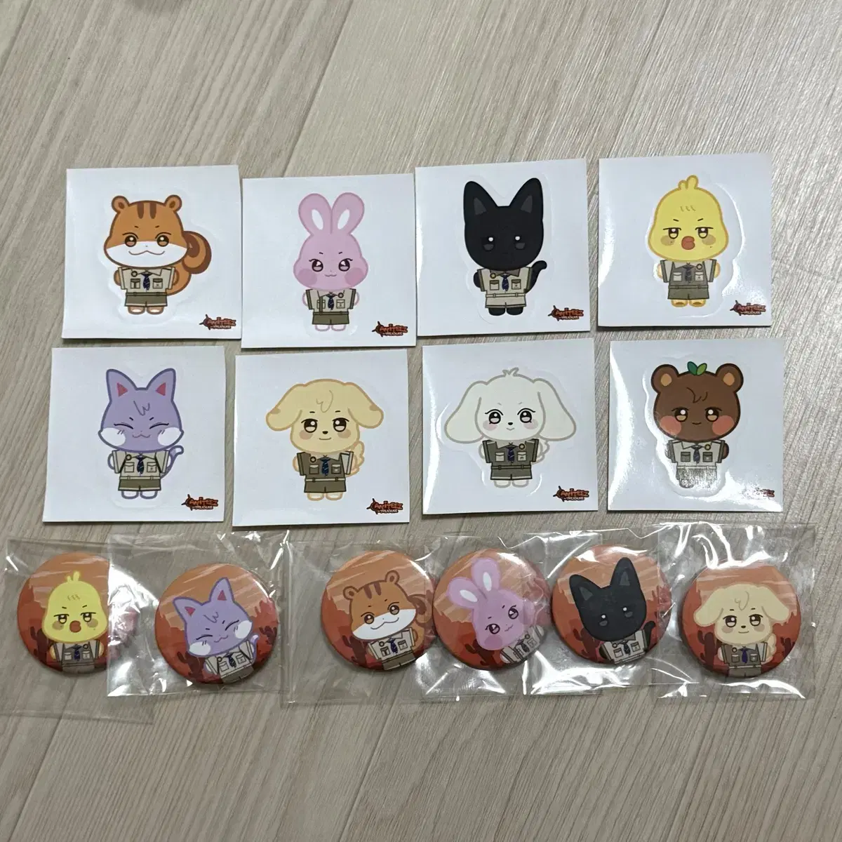 ATEEZ | 에이티즈 All Ateez Aniteez pop up sticker pin button