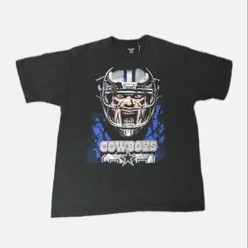 NFL 00년대 그래픽 댈러스 카우보이스 티셔츠 블랙