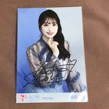 타키와키 쇼코 친필 브로마이드 Felicitest 이코러브 =LOVE