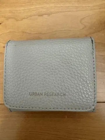 URBAN RESEARCH 그레이 3단 폴더형 지갑