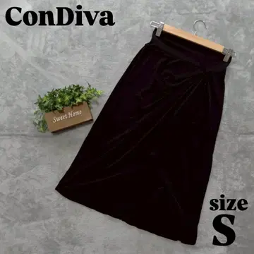 [ ConDive ] 콘디바 ( S ) 랩스커트 블랙