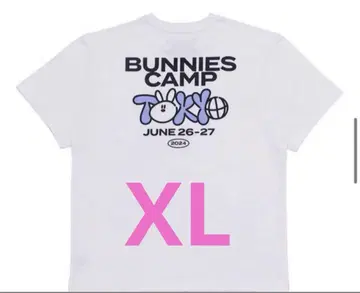 NewJeans Bunniescamp Tokyo T셔츠 White