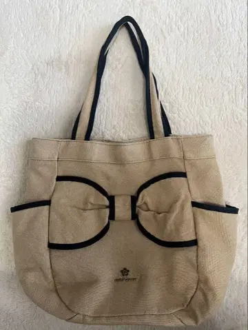 Mary Quant 리본 포함 토트백