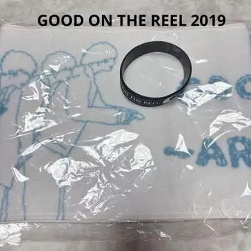 GOOD ON THE REEL 다시 한번 머플러 타월 로고 러버 밴드
