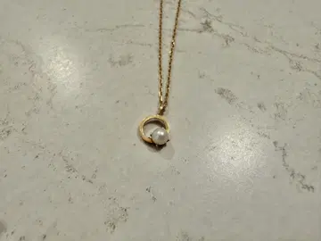 star jewelry 펄 샴페인 핑크 목걸이