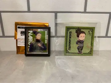 NARUTO 베이스 야드 도쿄 프레임 마그넷 거울 시카마루 외 1점