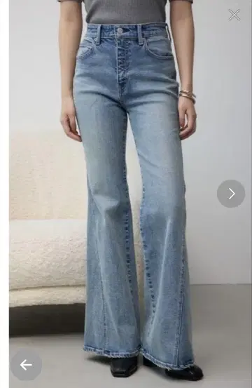 AZUL BY MOUSSY 아줄바이마우지 플레어 데님 플레어 팬츠