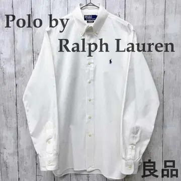 [ 고품질 ] Polo by Ralph Lauren 화이트 버튼 다운 L