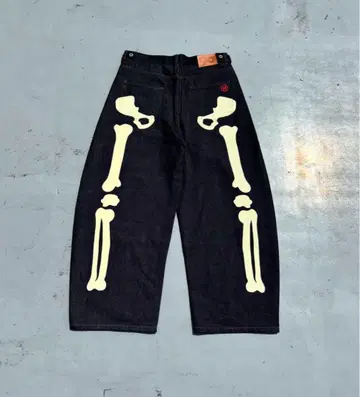 9090 Bone Rigid 데님 Pants 데님