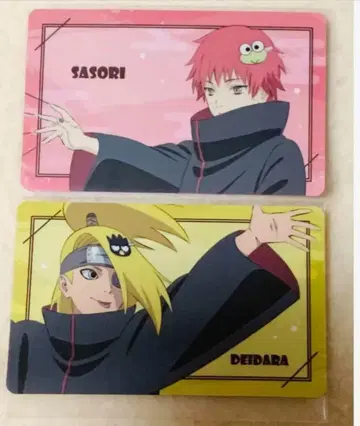 NARUTO 나루토 질풍전 산리오 콜라보 카드 사소리 데이다라