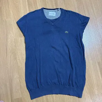 LACOSTE 라코스테 네이비 V넥