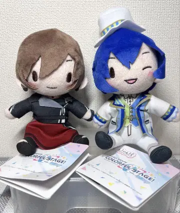 프로젝트 세카이 후와푸치 미니 봉제 인형 MEIKO KAITO 2개 세트